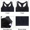 imageYonique Blouson Tankini Tops for Women Swimwear Top Only Modest Tankini Tops Loose Fit Swim Tops No BottomBlackdouble Up