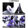 imageYonique Plus Size Tankini Tops for Women Only Flowy Bathing Suits Tops Long Swim Tops Modest Swimsuit TopPurple Floral