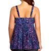 imageYonique Plus Size Tankini Tops for Women Only Flowy Bathing Suits Tops Long Swim Tops Modest Swimsuit TopStar Whole Sky