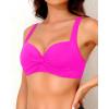 imageYonique Women Underwire Bikini Top  Push Up Bathing Suit Top Padded Bra Swimsuit TopHot Pink