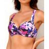 imageYonique Women Underwire Bikini Top  Push Up Bathing Suit Top Padded Bra Swimsuit TopPink Floral