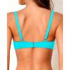 imageYonique Women Underwire Bikini Top  Push Up Bathing Suit Top Padded Bra Swimsuit TopTeal