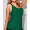 imageYonique Womens Tankini Top Only Athletic Swim Top Modest Tankini Swimsuit No BottomGreen