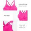 imageYonique Womens Tankini Top Only Athletic Swim Top Modest Tankini Swimsuit No BottomHot Pink