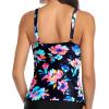 imageYonique Womens Tankini Top Only Tummy Control Bathing Suit Top Ruffle Swimsuit Top V Neck Swim Tank Top No BottomColorful Floral