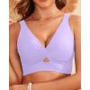 imageWomen Bikini Top Only  Supportive Swimsuit Top Large Bust Bathing Suit Top 2025 Cut Out Twist Swim TopLavender