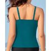 imageYonique Tankini Tops for Women Swimwear Top Only Tummy Control Swim Top Modest Tank Top Bathing Suits No BottomTeal