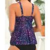 imageYonique Womens Flowy Tankini Tops Only Modest Swim Tops Loose Fit Bathing Suit Tops No BottomStar Whole Sky