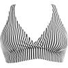 imageYonique Women Plus Size Bikini Top Only Large Bust Swim Top Full Coverage Swimsuit Top Sport Bra Bathing Suit Top No BottomStripe