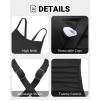imageWomen Tankini Swim Top Only  High Neck Bathing Suit Tops Tummy Control Tank Top No BottomBlack