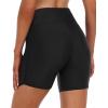 imageYonique Womens Swim Shorts High Waisted Swim Bottoms Tummy Control Bathing Suit Bottom Boy ShortsAvailable in PlusBlack