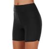 imageYonique Womens Swim Shorts High Waisted Swim Bottoms Tummy Control Bathing Suit Bottom Boy ShortsAvailable in PlusBlack
