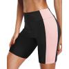 imageYonique Womens Swim Shorts High Waisted Swim Bottoms Tummy Control Bathing Suit Bottom Boy ShortsAvailable in PlusBlack Pink