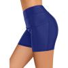 imageYonique Womens Swim Shorts High Waisted Swim Bottoms Tummy Control Bathing Suit Bottom Boy ShortsAvailable in PlusBlue 01