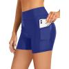 imageYonique Womens Swim Shorts High Waisted Swim Bottoms Tummy Control Bathing Suit Bottom Boy ShortsAvailable in PlusBlue 01