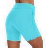 imageYonique Womens Swim Shorts High Waisted Swim Bottoms Tummy Control Bathing Suit Bottom Boy ShortsAvailable in PlusBlue