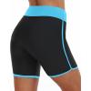 imageYonique Womens Swim Shorts High Waisted Swim Bottoms Tummy Control Bathing Suit Bottom Boy ShortsAvailable in PlusBlue Black