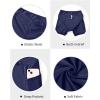 imageYonique Womens Swim Shorts High Waisted Swim Bottoms Tummy Control Bathing Suit Bottom Boy ShortsAvailable in PlusDark Blue 01