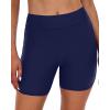 imageYonique Womens Swim Shorts High Waisted Swim Bottoms Tummy Control Bathing Suit Bottom Boy ShortsAvailable in PlusDark Blue