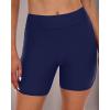imageYonique Womens Swim Shorts High Waisted Swim Bottoms Tummy Control Bathing Suit Bottom Boy ShortsAvailable in PlusDark Blue