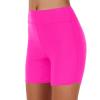 imageYonique Womens Swim Shorts High Waisted Swim Bottoms Tummy Control Bathing Suit Bottom Boy ShortsAvailable in PlusHot Pink