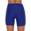 imageYonique Womens Swim Shorts High Waisted Swim Bottoms Tummy Control Bathing Suit Bottom Boy ShortsAvailable in PlusRoyal Blue