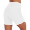 imageYonique Womens Swim Shorts High Waisted Swim Bottoms Tummy Control Bathing Suit Bottom Boy ShortsAvailable in PlusWhite