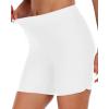 imageYonique Womens Swim Shorts High Waisted Swim Bottoms Tummy Control Bathing Suit Bottom Boy ShortsAvailable in PlusWhite