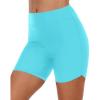 imageYonique Womens Swim Shorts High Waisted Swim Bottoms Tummy Control Bathing Suit Bottom Boy ShortsAvailable in PlusBlue