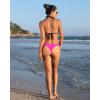 imageYonique Women Thong Bikini Bottom Bathing Suit BottomHot Pink