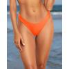imageYonique Women Thong Bikini Bottom Bathing Suit BottomNeon Orange