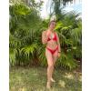 imageYonique Women Thong Bikini Bottom Bathing Suit BottomRed