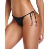imageYonique Women Thong Bikini Bottom Bathing Suit BottomSolid Black