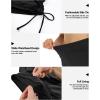 imageYonique Womens Swim Shorts High Waisted Bathing Suit Bottoms Tummy Control Boy Shorts Board ShortsBlack