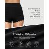 imageYonique Womens Swim Shorts High Waisted Bathing Suit Bottoms Tummy Control Boy Shorts Board ShortsBlack1