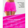 imageYonique Womens Swim Shorts High Waisted Bathing Suit Bottoms Tummy Control Boy Shorts Board ShortsHot Pink