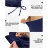 imageYonique Womens Swim Shorts High Waisted Bathing Suit Bottoms Tummy Control Boy Shorts Board ShortsNavy Blue