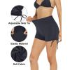 imageYonique Womens Swim Shorts High Waisted Bathing Suit Bottoms Tummy Control Boy Shorts Board ShortsPine Green