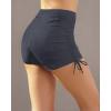 imageYonique Womens Swim Shorts High Waisted Bathing Suit Bottoms Tummy Control Boy Shorts Board ShortsPine Green