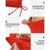 imageYonique Womens Swim Shorts High Waisted Bathing Suit Bottoms Tummy Control Boy Shorts Board ShortsRed