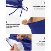 imageYonique Womens Swim Shorts High Waisted Bathing Suit Bottoms Tummy Control Boy Shorts Board ShortsSea Blue