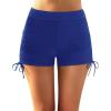 imageYonique Womens Swim Shorts High Waisted Bathing Suit Bottoms Tummy Control Boy Shorts Board ShortsSea Blue