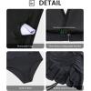 imageYonique Womens High Waisted Bikini with Skirt Two Piece Swimsuit with Tummy Control Halter Bathing SuitBlack
