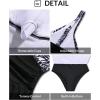 imageYonique One Piece Swim Dress for Women Tummy Control Swimsuit Skirted Bathing Suit Modest SwimwearBlack Leaves