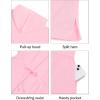 imageYonique Terry Cloth Cover Ups  Hooded Cotton Swim Sun Coverup with Zipper Pockets Beach SwimsuitsPink