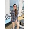 imageYonique Womens Mesh Cover Up Swimsuit  Sheer Coverup See Through Bathing Suit DressBlack Flower