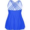 imageYonique Plus Size Tankini Tops for Women No Bottom Flowy Bathing Suit Top V Neck Swim Top Royal Blue 18plus