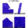 imageYonique Women High Waisted Bikini Set Two Piece V Neck Bathing Suit Full Coverage Tummy Control Swimsuit Royal Blue XL