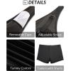 imageYonique Womens Plus Size Swimsuits with Shorts Tummy Control Tankini Two Piece Bathing Suits Athletic SwimwearBlack