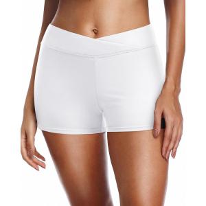 imageYonique Womens Swim Shorts Bathing Suits Bottoms Swimsuit BottomsWhite